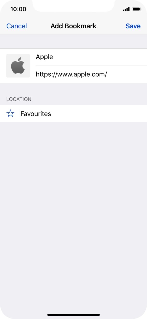 Press the field below 