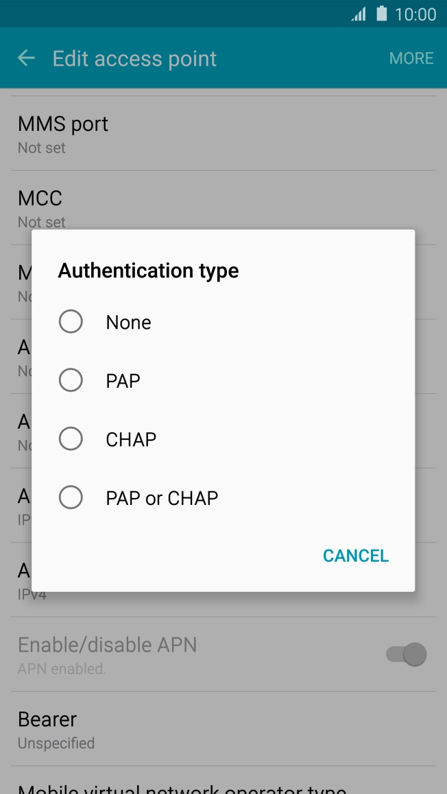 Press None. Press None.