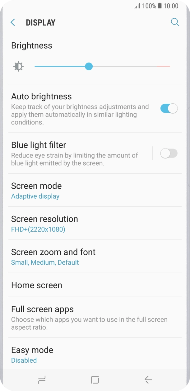 Press the Home key to return to the home screen.