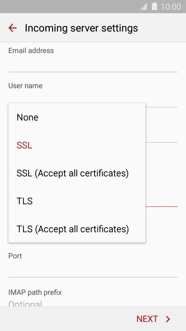 Press SSL to turn on the function.