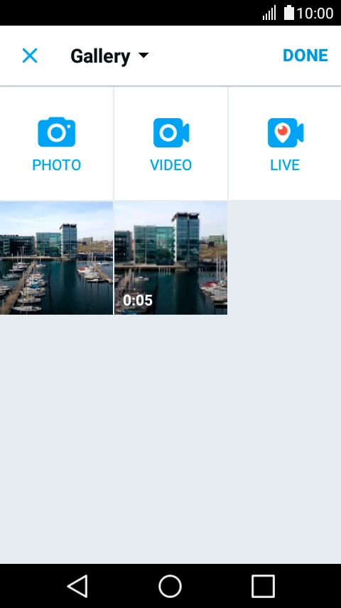 Press the required picture.