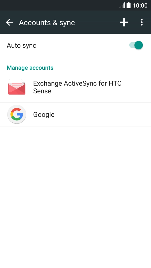 Press the Home key to return to the home screen.