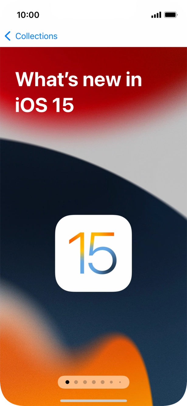 Slide your finger upwards starting from the bottom of the screen to return to the home screen.