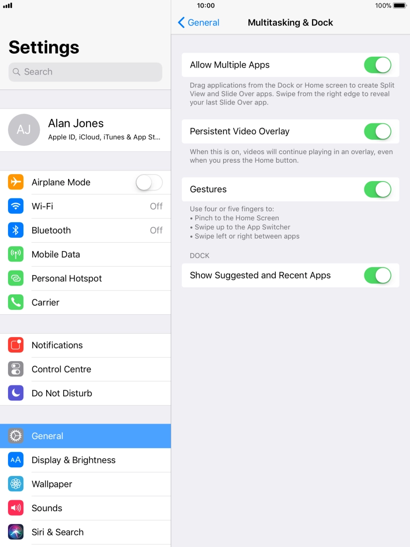 Press the indicator next to Press the indicator next to