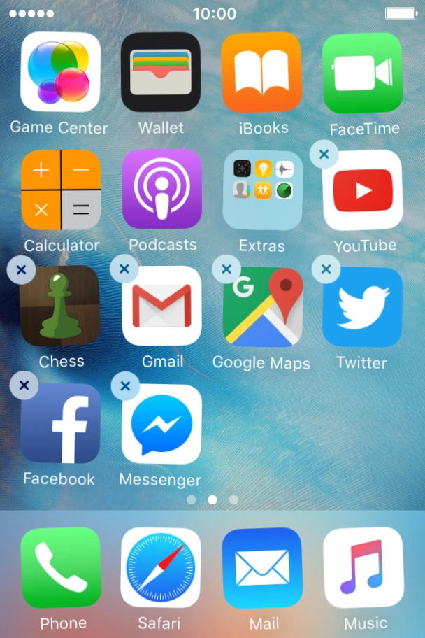 Press and drag the required app to the required location. Press and drag the required app to the required location.