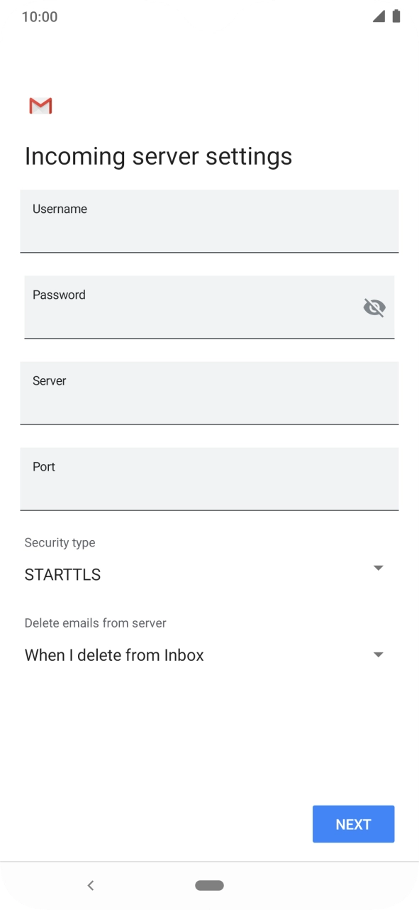 Press the field below Press the field below