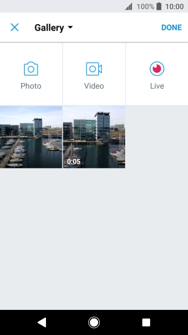 Press the required picture.