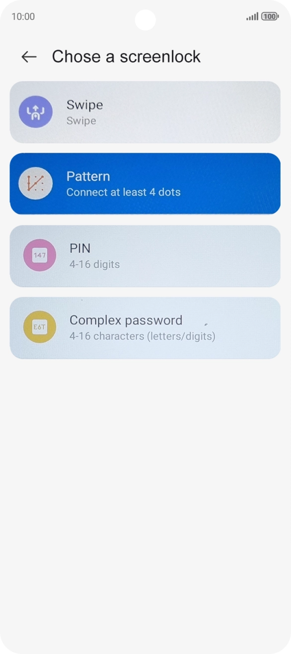 Press Swipe. Press Swipe.