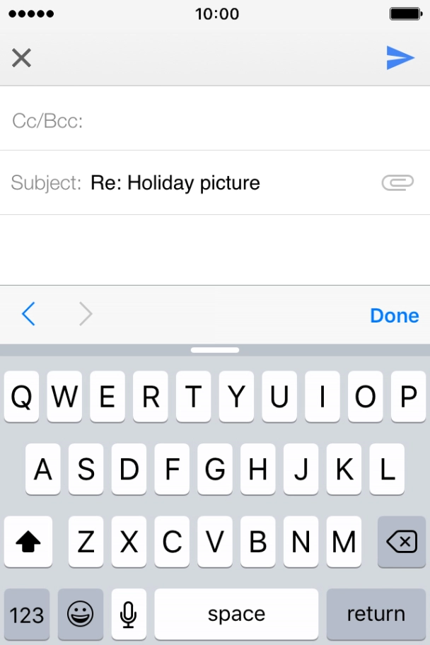 Press the text input field and key in the required text. Press the text input field and key in the required text.