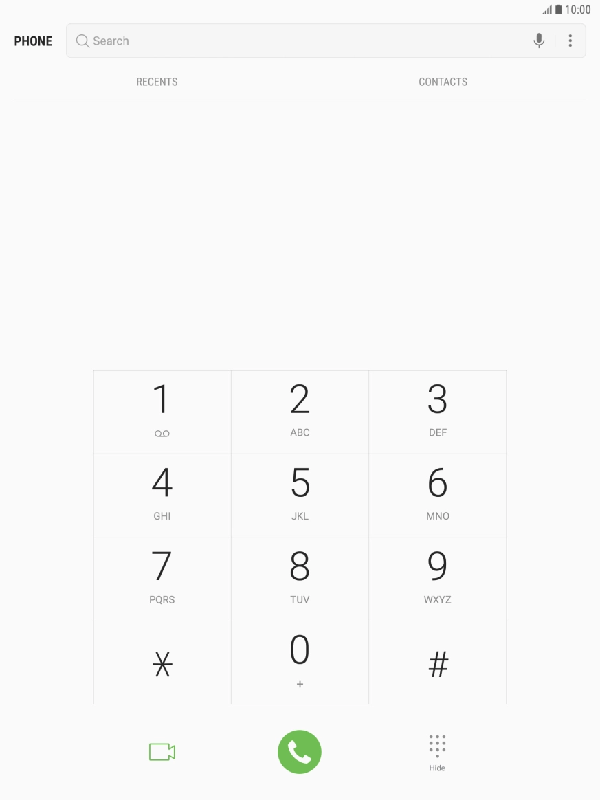 Press and hold number key 1 to call your MessageBank®. Follow the instructions to listen to your messages.