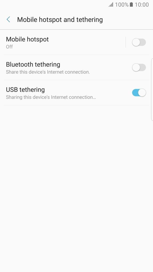 Press the Home key to return to the home screen.