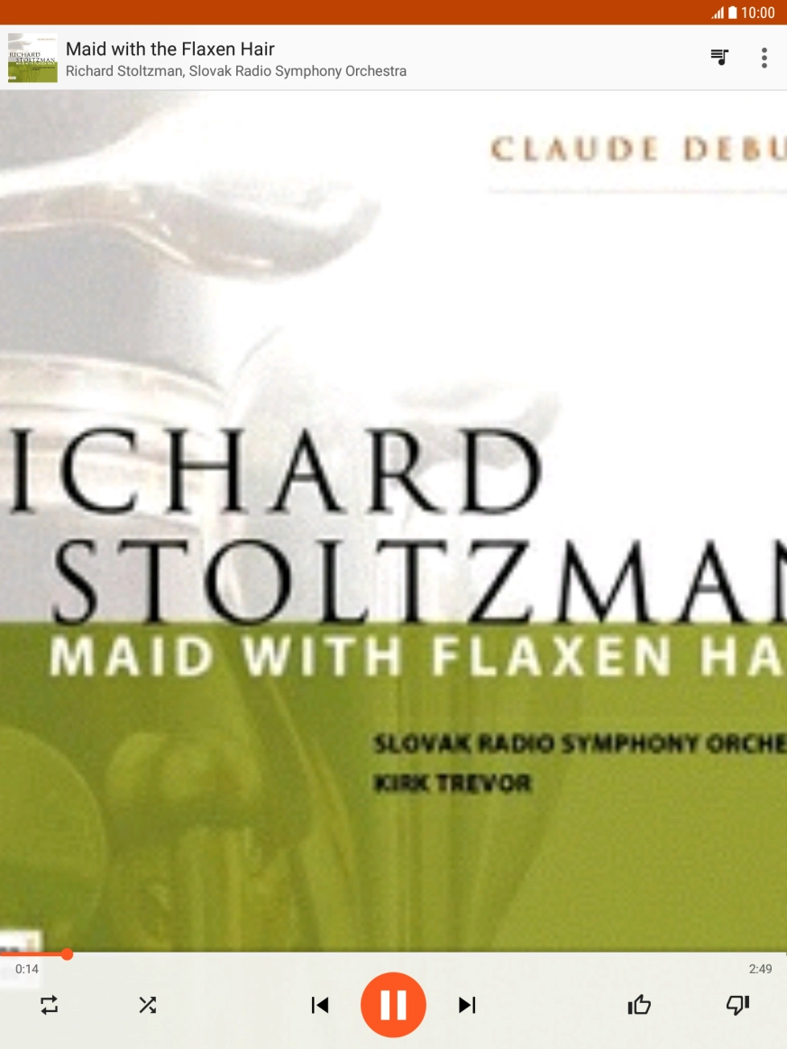 Press arrow right to go to the next audio file.