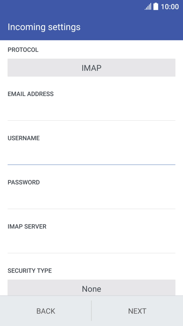 Press the field below Press the field below