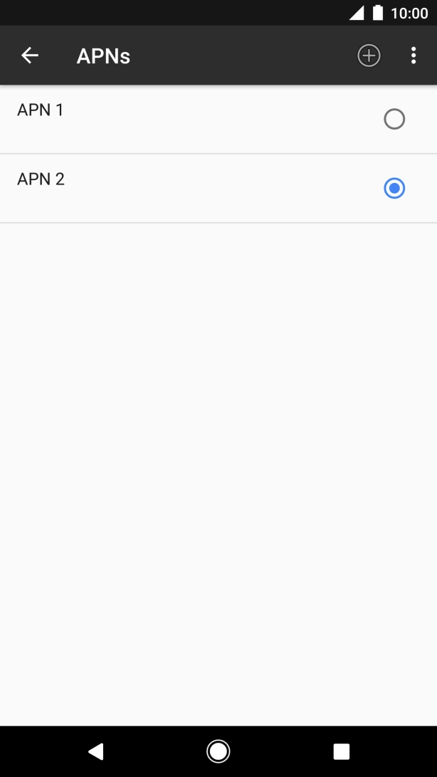 Press the Home key to return to the home screen.