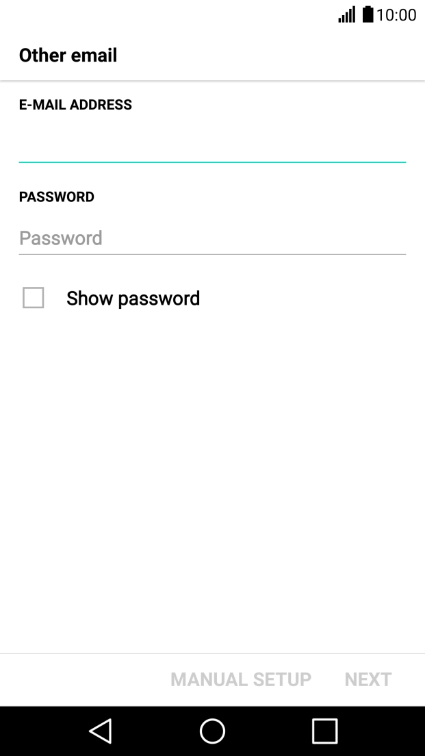 Press the field below 