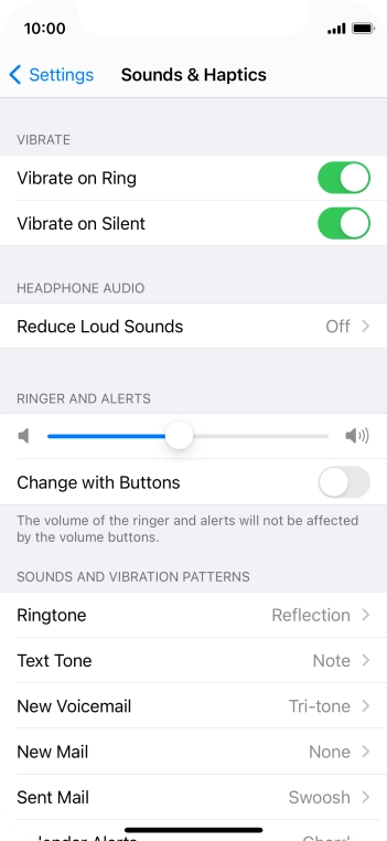 Press the indicator next to Press the indicator next to