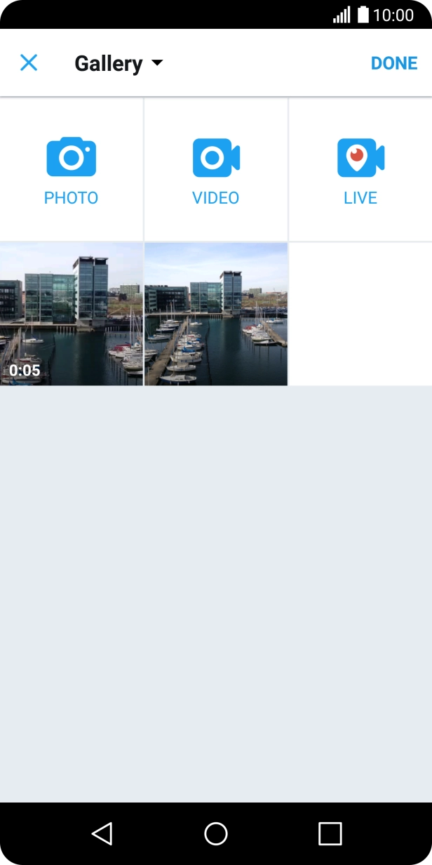 Press the required picture.