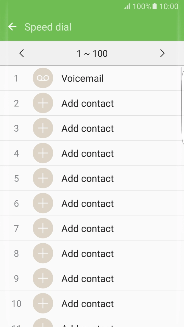 Press the required number key.