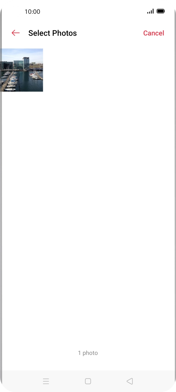 Press the required picture.