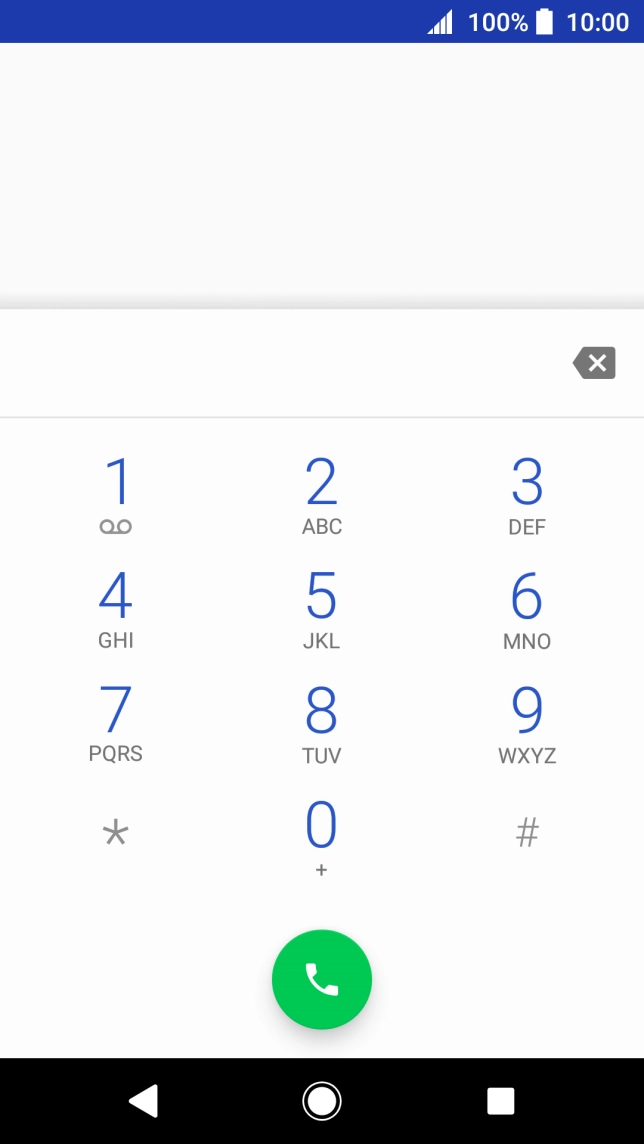 Press the Home key to return to the home screen.