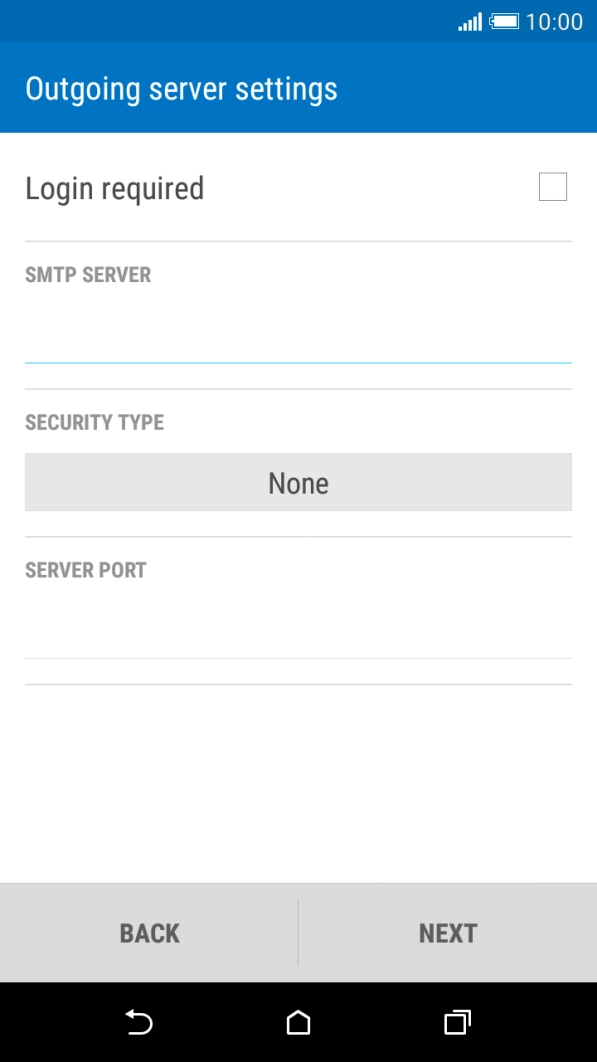 Press Login required to turn the function on or off.