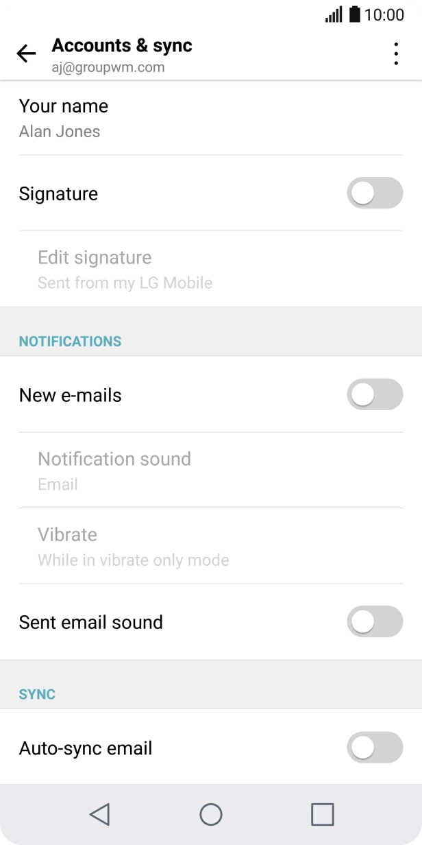 Press the indicator next to Press the indicator next to