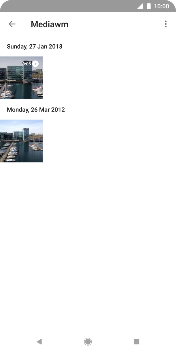 Press and hold the required picture. Press and hold the required picture.