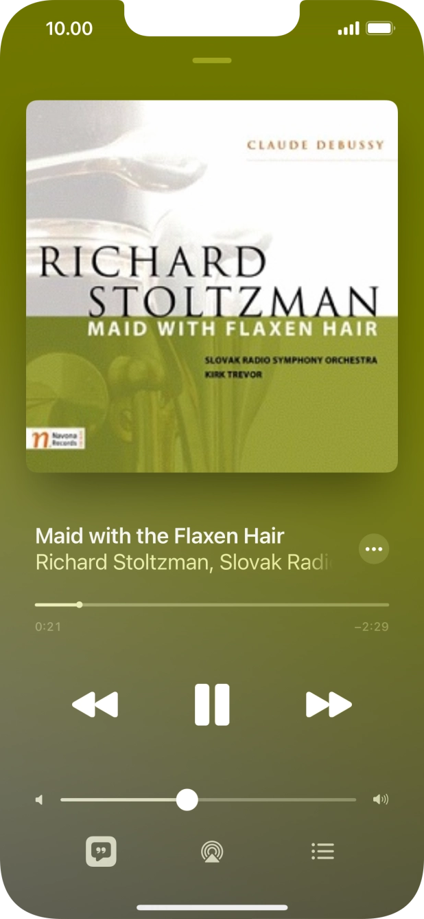 Press arrow right to go to the next audio file.