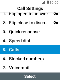 Select Calls.