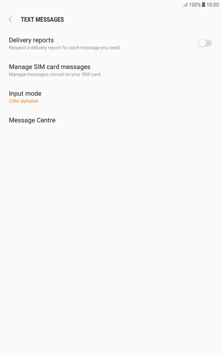 Press the Home key to return to the home screen.