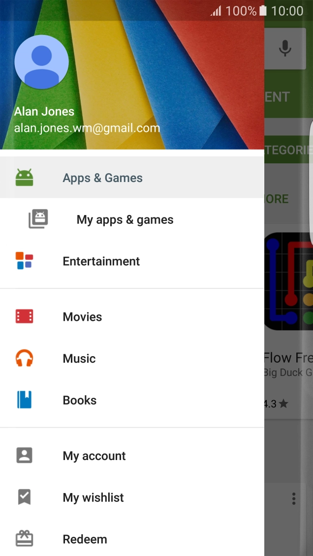 Press My apps & games.