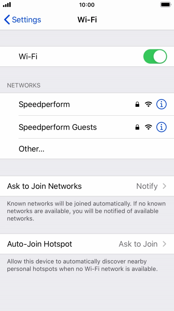 Press the required Wi-Fi network and key in the password for the Wi-Fi network. Press the required Wi-Fi network and key in the password for the Wi-Fi network.