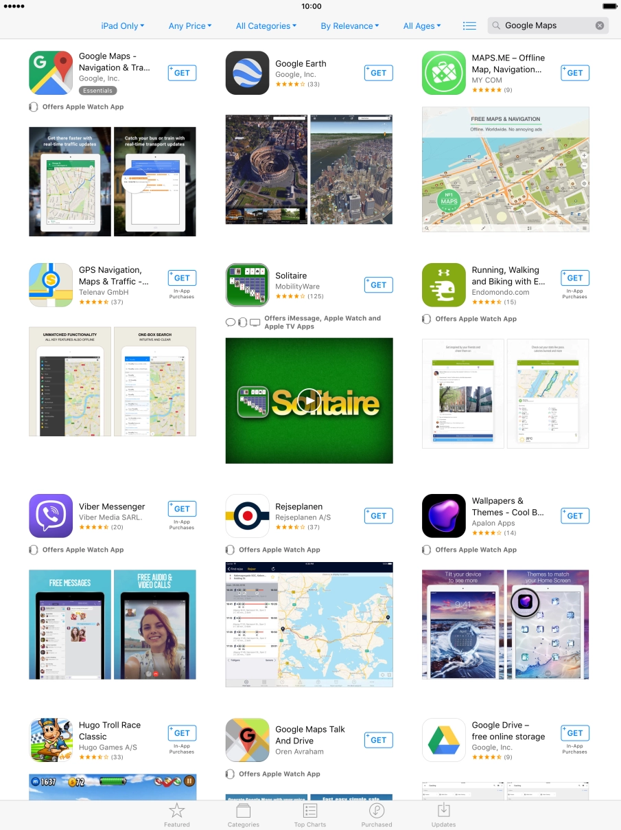 Press Google Maps. Press Google Maps.