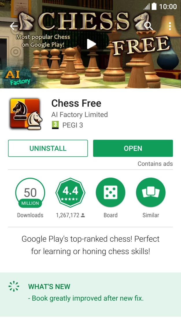 Press the Home key to return to the home screen.