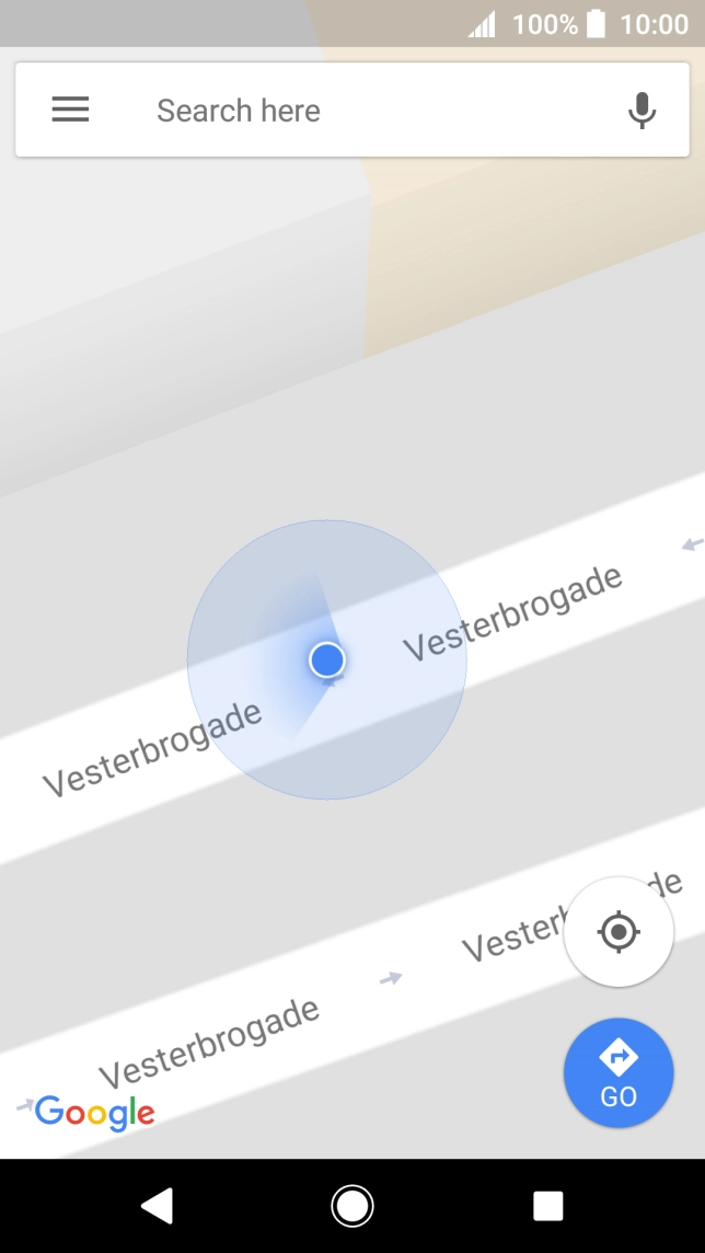Press the search field and key in the required search word.