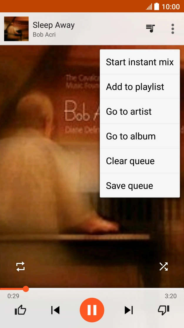 Press Add to playlist.