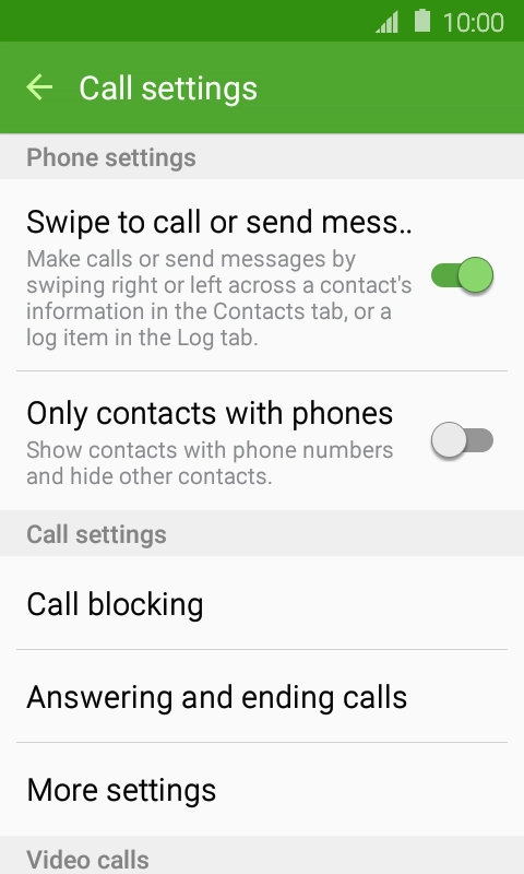 Press More settings.