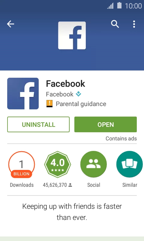 Press the Home key to return to the home screen.