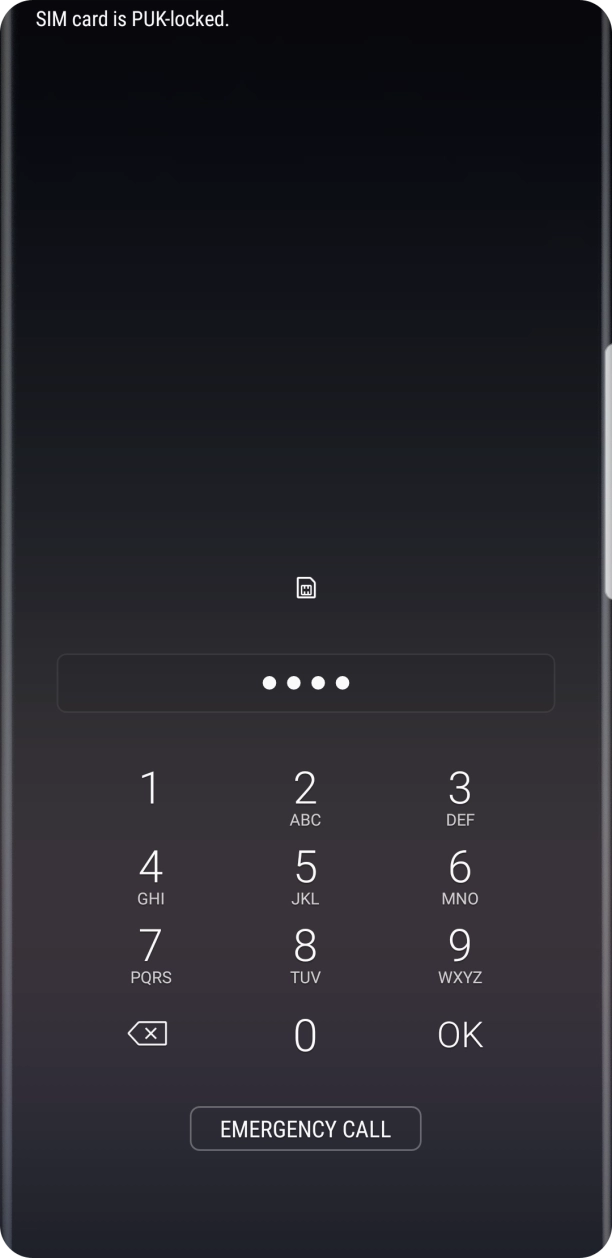 If you're asked to key in your PIN, do so and press OK.