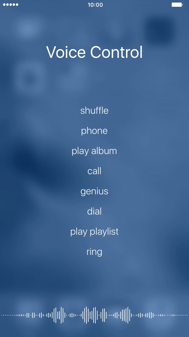 Press the Home key to return to the home screen.