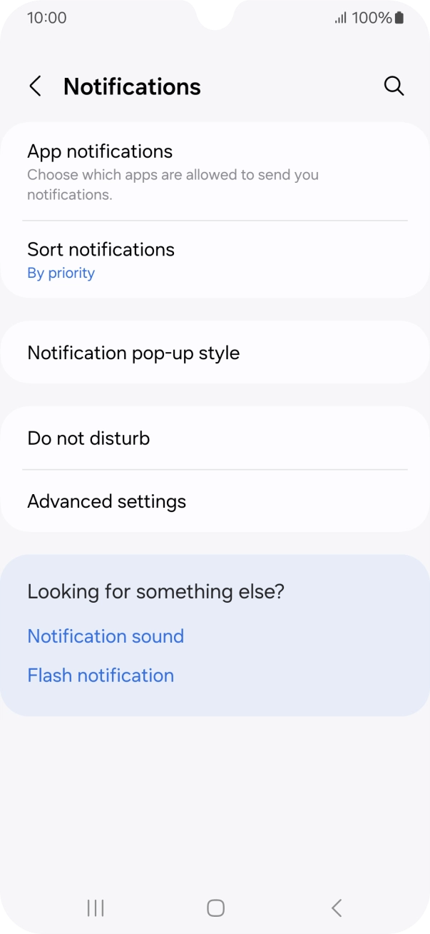 Press App notifications.