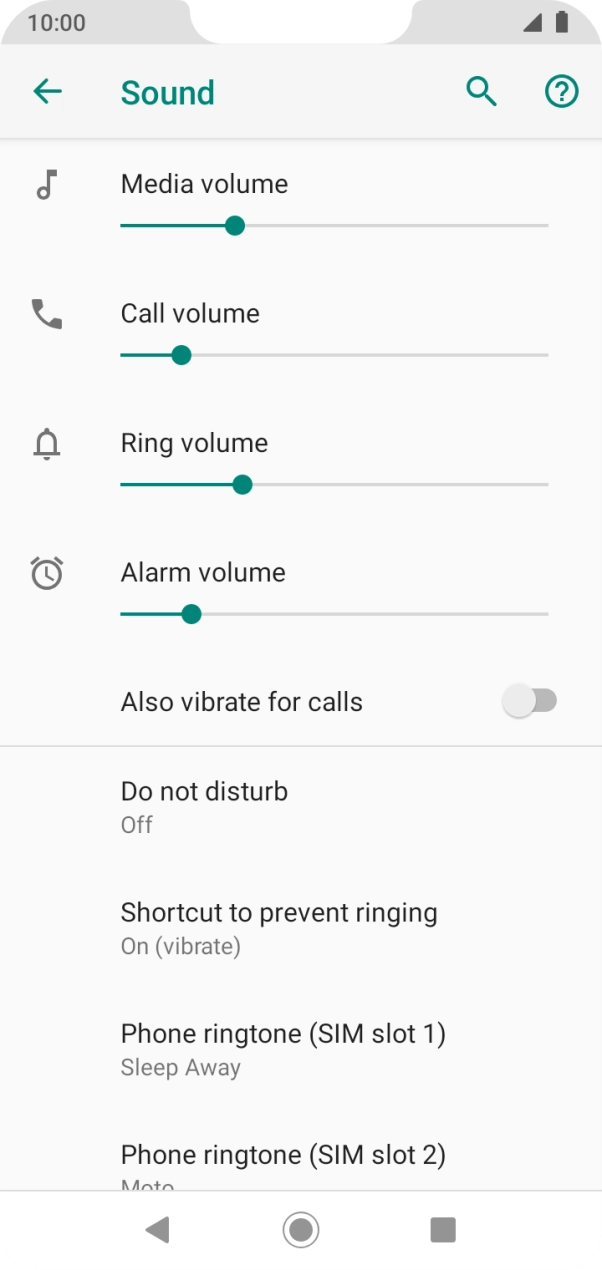 Press the Home key to return to the home screen.