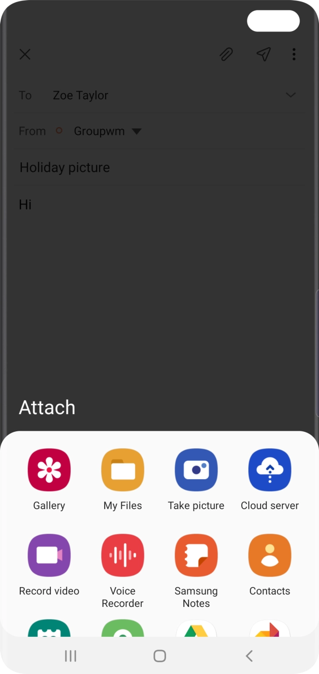 Press My Files and go to the required folder.