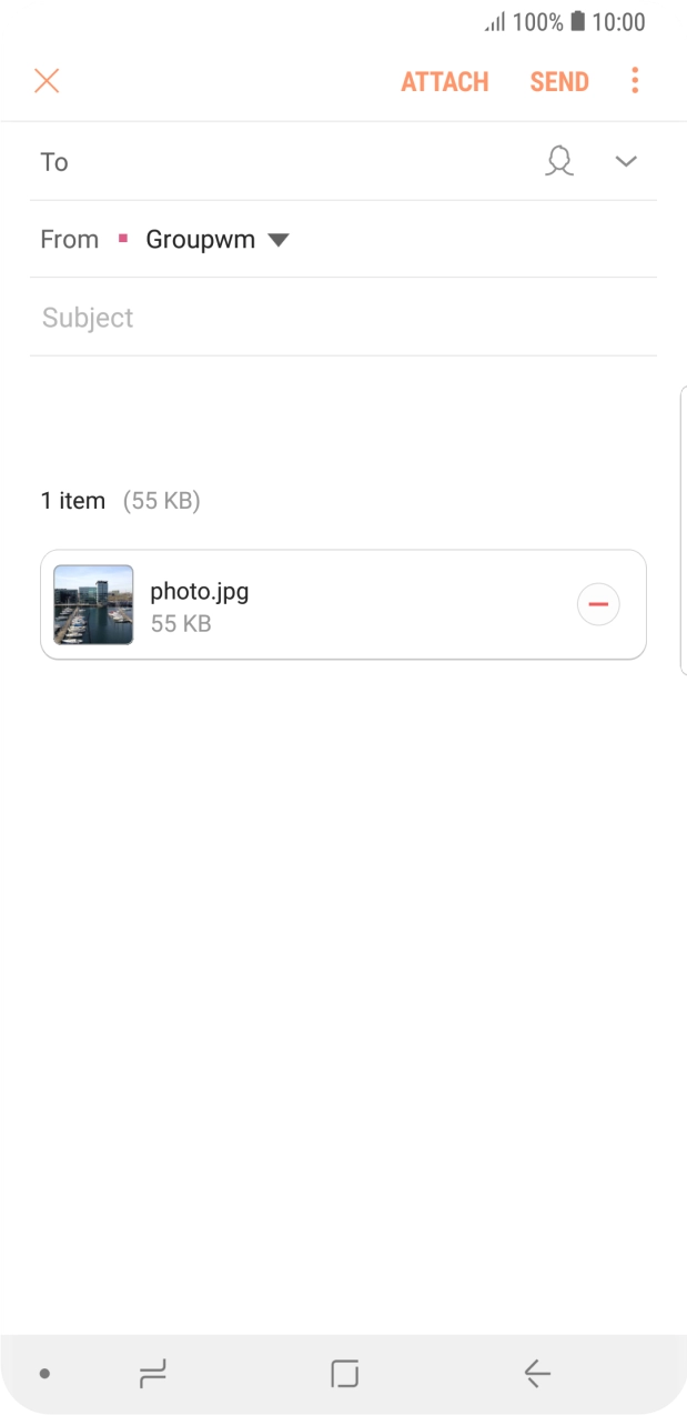 Press the field next to 