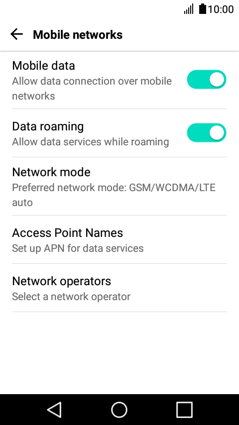 Press the Home key to return to the home screen. Press the Home key to return to the home screen.