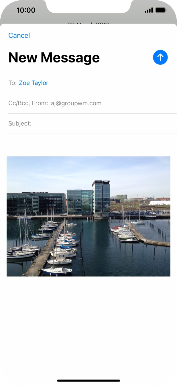 Press the field next to 