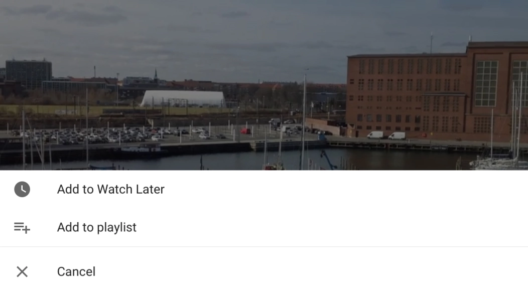 Press Add to playlist.