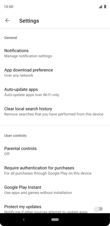 Press Auto-update apps. Press Auto-update apps.