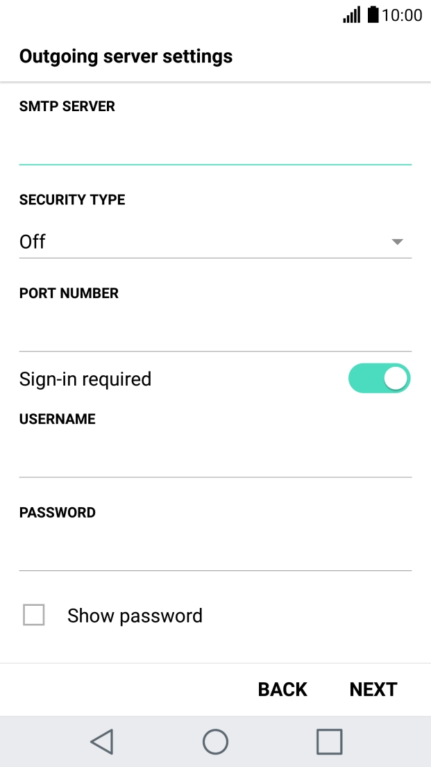 Press the drop down list below 