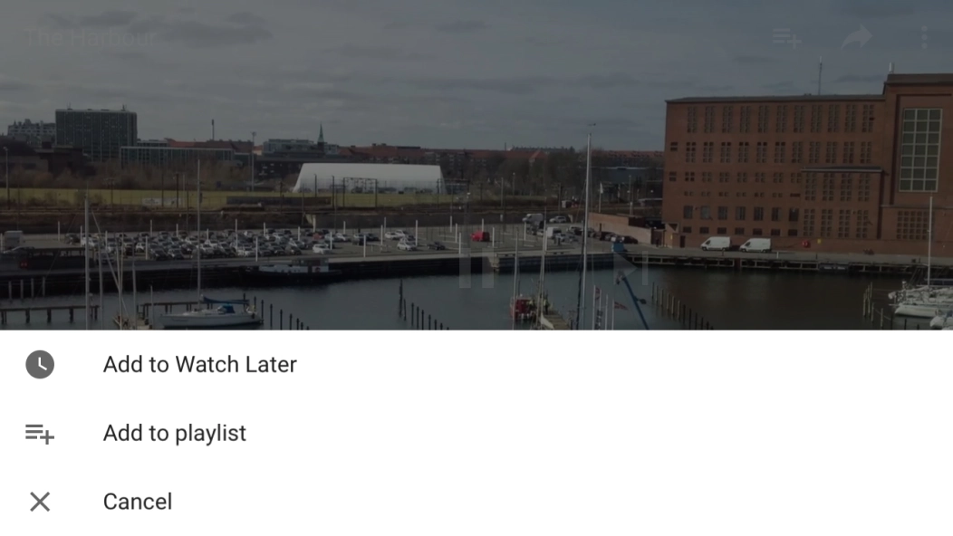 Press Add to playlist....